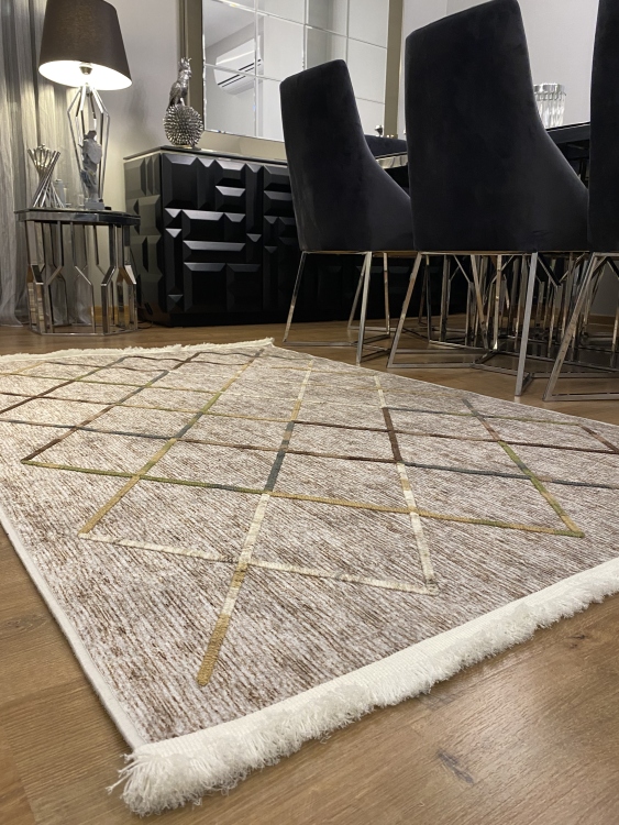 Artisanal Embroidered Rug