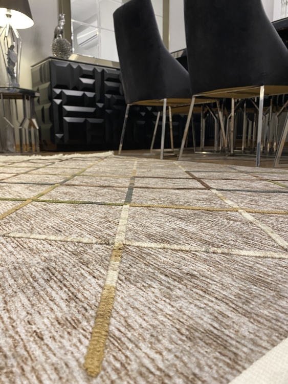 Artisanal Embroidered Rug