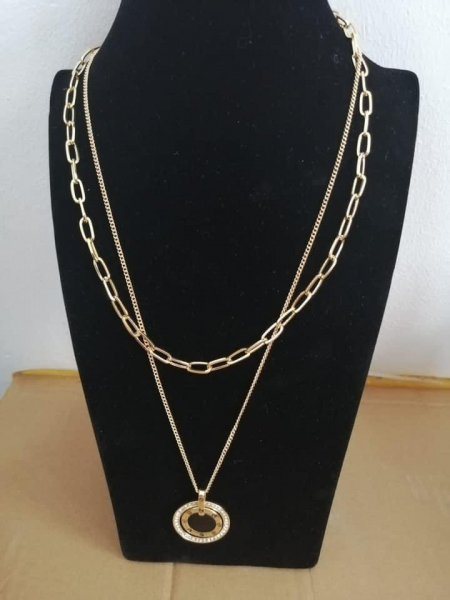 layered necklaces