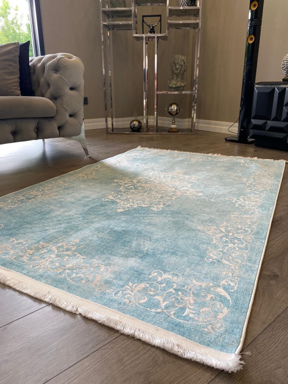 This rug bamboo texture, bringing a natural and organic feel to your home decor .