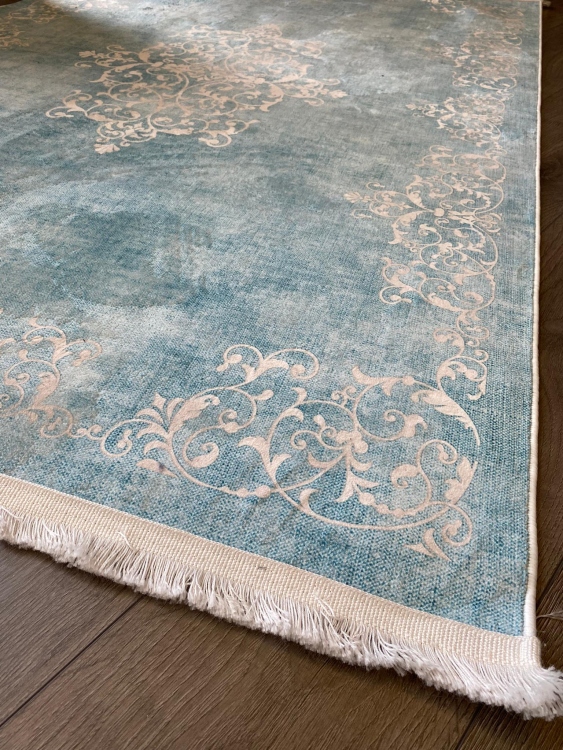 This rug bamboo texture, bringing a natural and organic feel to your home decor .