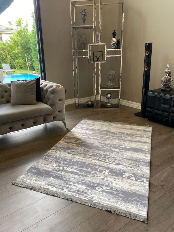 This rug bamboo texture, bringing a natural and organic feel to your home decor .