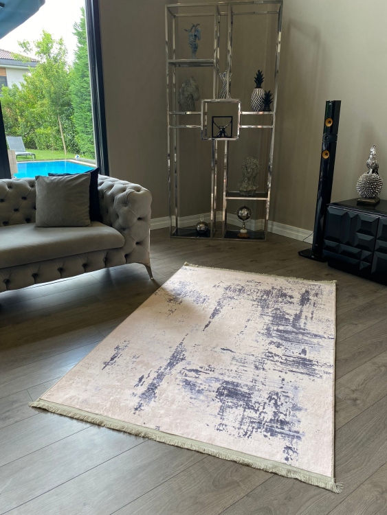 This rug bamboo texture, bringing a natural and organic feel to your home decor .