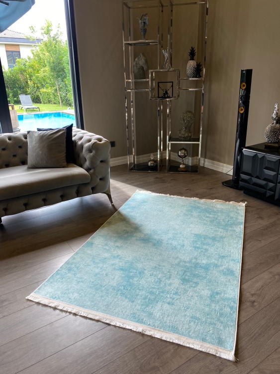 This rug bamboo texture, bringing a natural and organic feel to your home decor .