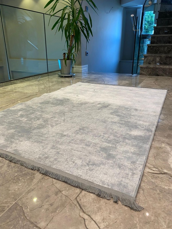 This rug bamboo texture, bringing a natural and organic feel to your home decor .