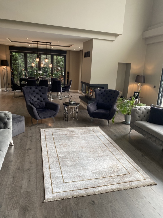 This rug bamboo texture, bringing a natural and organic feel to your home decor .