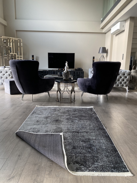 This rug bamboo texture, bringing a natural and organic feel to your home decor .