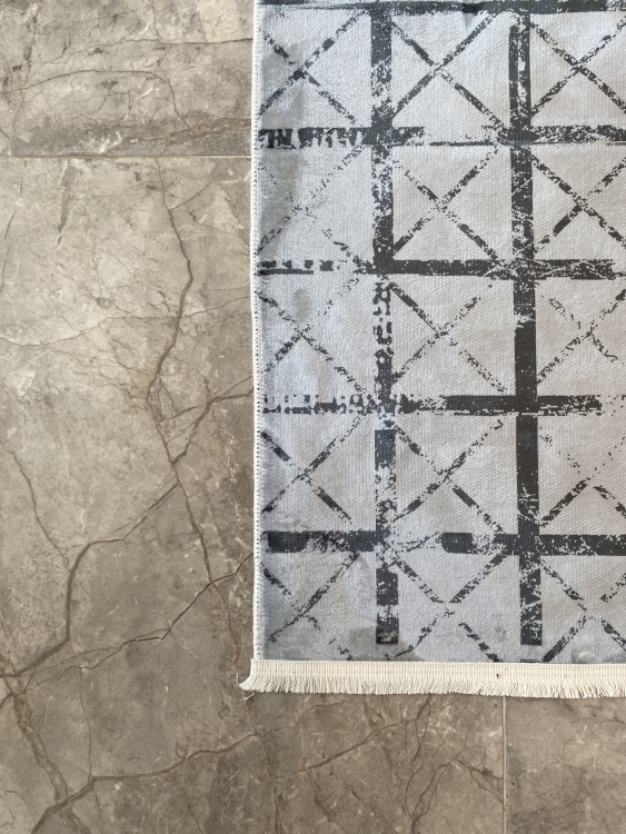 This rug bamboo texture, bringing a natural and organic feel to your home decor .