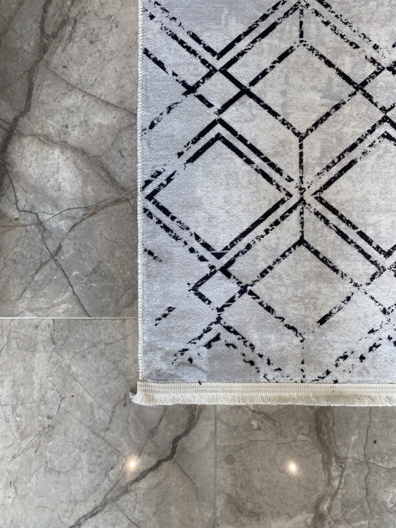 This rug bamboo texture, bringing a natural and organic feel to your home decor .