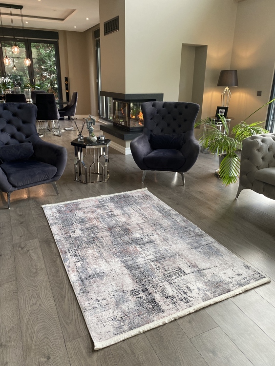 This rug bamboo texture, bringing a natural and organic feel to your home decor .