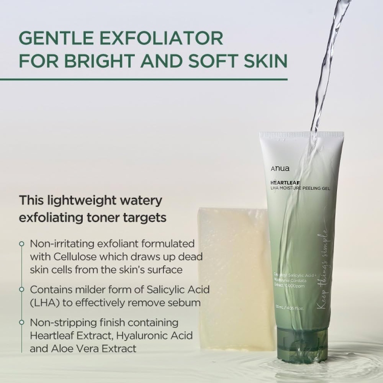 Anua - Heartleaf LHA Moisture Peeling Gel / 120 ml