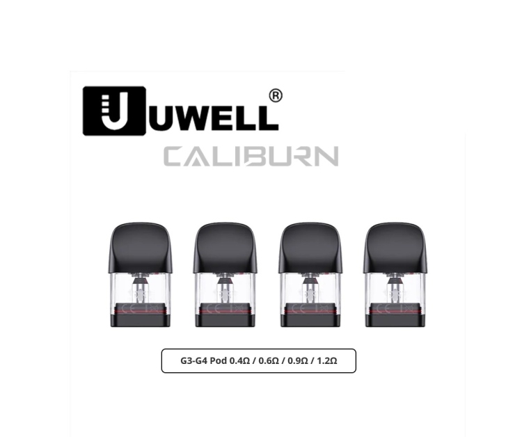 UWell Caliburn G3-G4 Replacement Pod, Multiple Resistance 