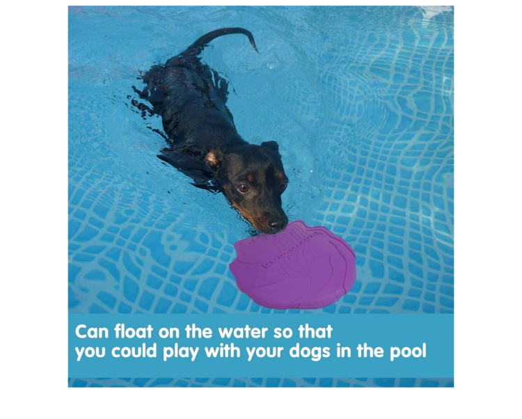قرص طائر "Dog-O-Soar" للكلاب - مطاط طبيعي ناعم.