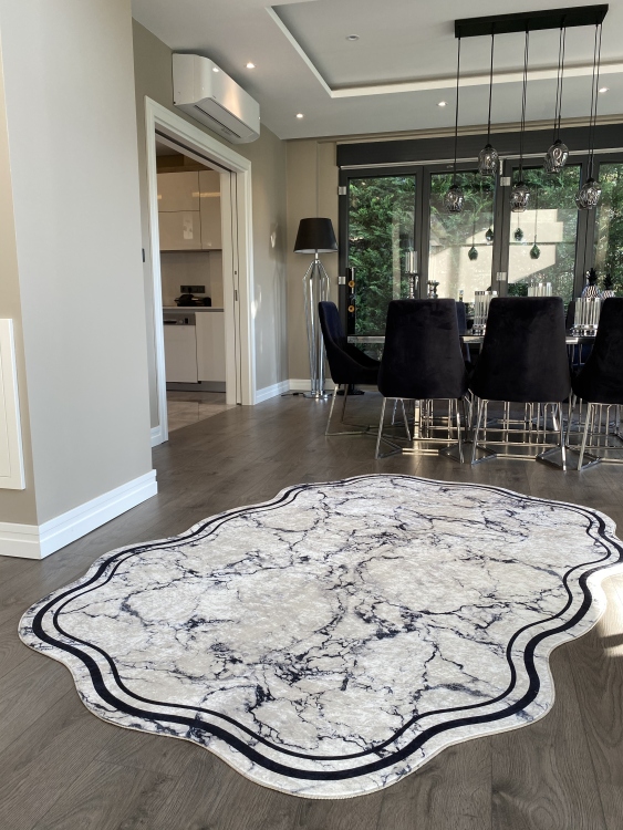 Experience the ultimate comfort and safety with our leather base non-slip rug.