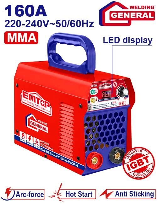 ماكنة لحام الكتروني A160 سلك اللحام منEWDEM16501           (4.0-1.6 MM)   