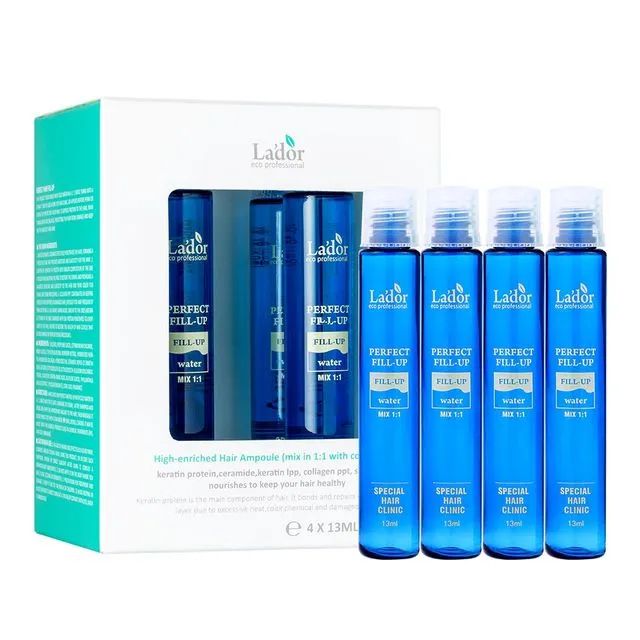 Lador – Perfect Hair Fill-Up Ampoule Set (13ml × 4)