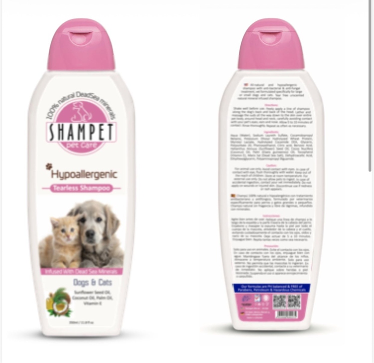 shampet dogs&cats shampoo hypoallergenic