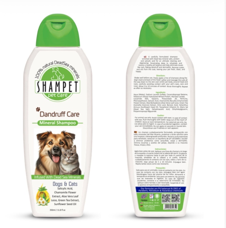 shampet dogs&cats shampoo dandruff care
