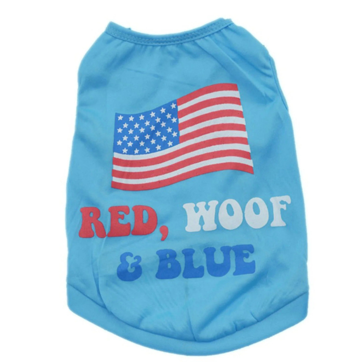 سترة "Red, Woof & Blue"  للحيوانات الأليفة. مقاس لارج