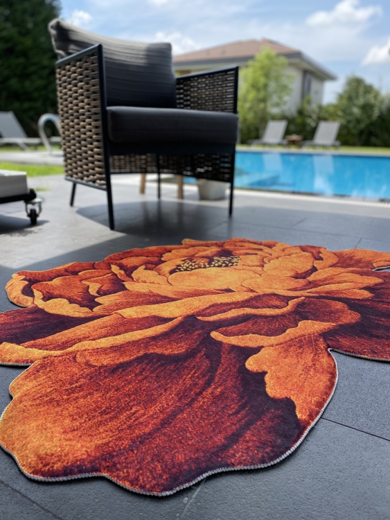 Experience the ultimate comfort and safety with our leather base non-slip rug.