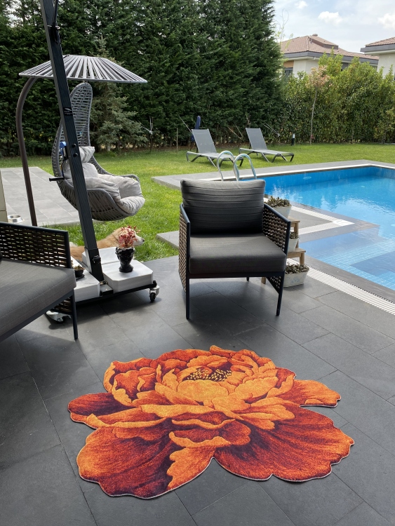 Experience the ultimate comfort and safety with our leather base non-slip rug.