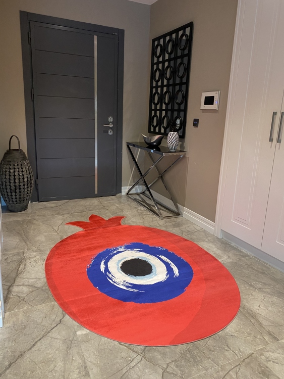 Experience the ultimate comfort and safety with our leather base non-slip rug.