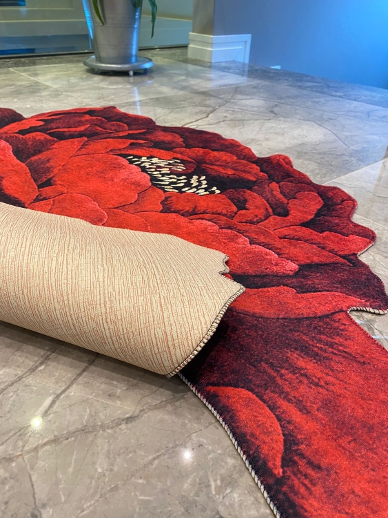 Experience the ultimate comfort and safety with our leather base non-slip rug.