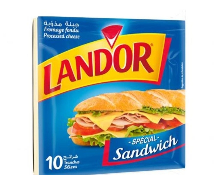 لاندور جبنة شرائح برغر 10 قطع