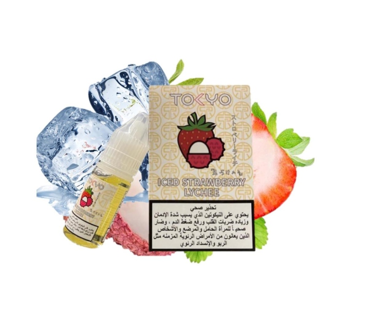 Tokyo Iced Strawberry Lychee Saltnic Vape Juice