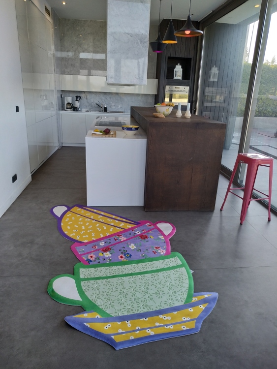 Kitchen decorative rug
