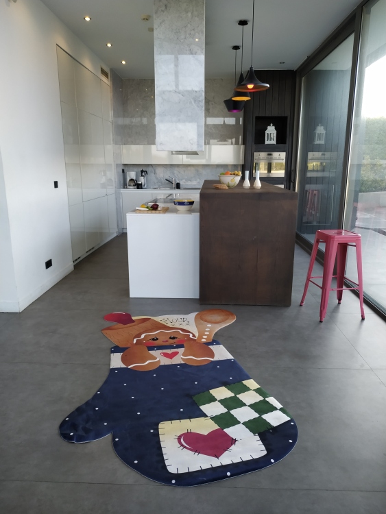 Kitchen decorative rug