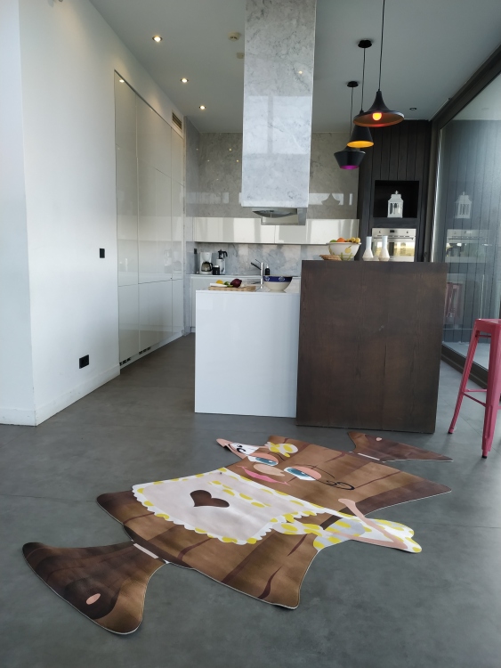 Kitchen decorative rug
