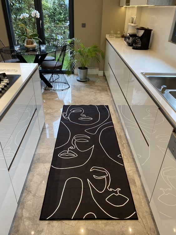 Kitchen decorative rug