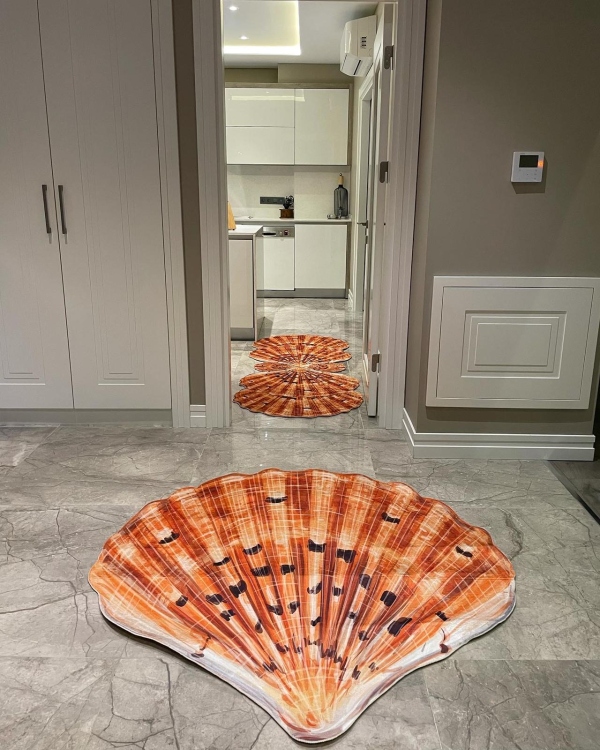 Kitchen decorative rug