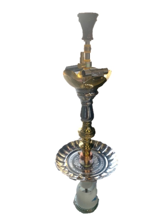 Copper Babylon Hookah - new design - lacquer techniques - Complete Set 