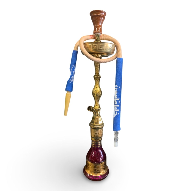 Khalil Mamoon Original  copper hookah set, Large size - 30 cm - 