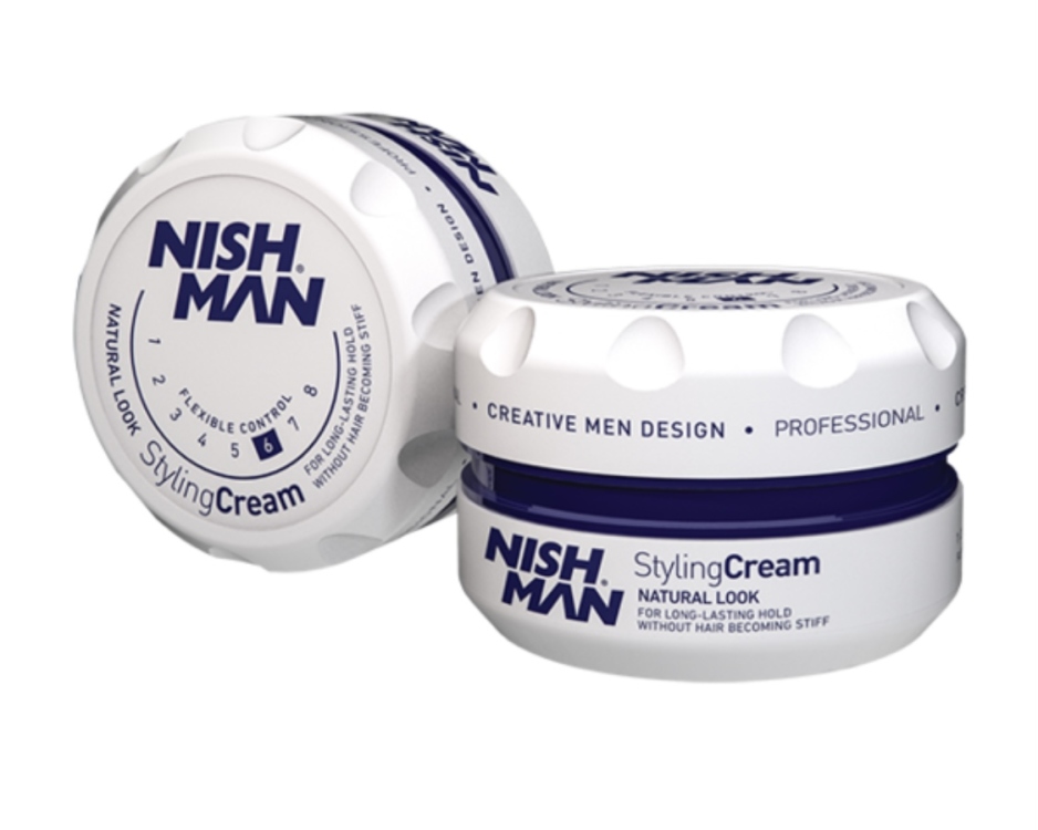 كريم تصفيف الشعر NISH MAN - أبيض