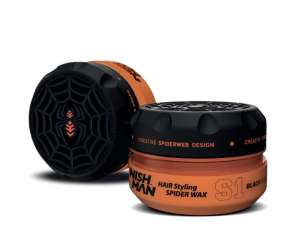 شمع سبايدر بلاك ويدو من NISH MAN لتصفيف الشعر 150 مل