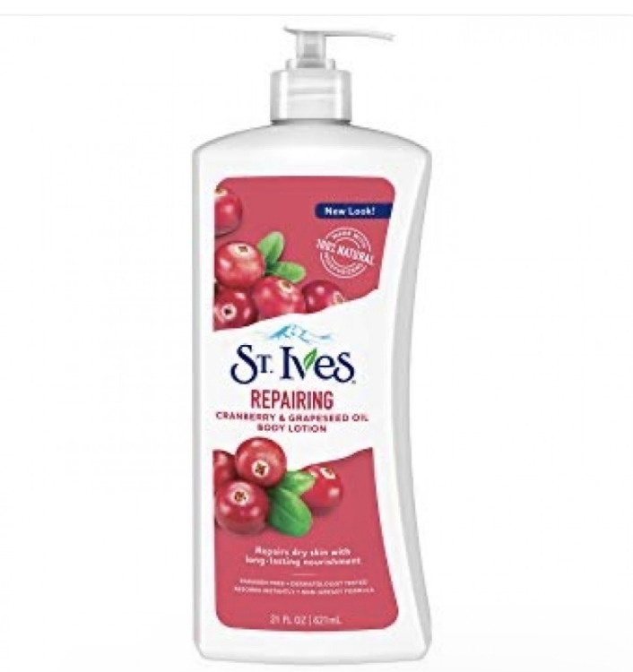 لوشن جسم St.lves Repairing بالتوت البري وبذور العنب 