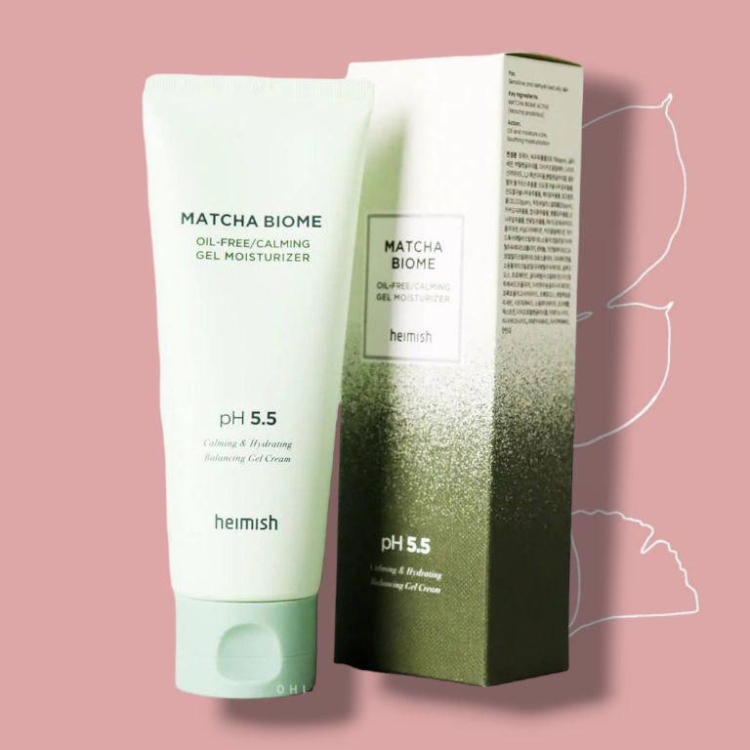 Heimish - matcha  𝐁𝐢𝐨𝐦𝐞 𝐎𝐢𝐥-𝐅𝐫𝐞𝐞 𝐂𝐚𝐥𝐦𝐢𝐧𝐠 𝐆𝐞𝐥 𝐌𝐨𝐢𝐬𝐭𝐮𝐫𝐢𝐳𝐞𝐫 كريم جل مرطب بالماتشا خالي من الزيوت