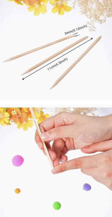 أعواد خشبية لتنظيف الأظافر