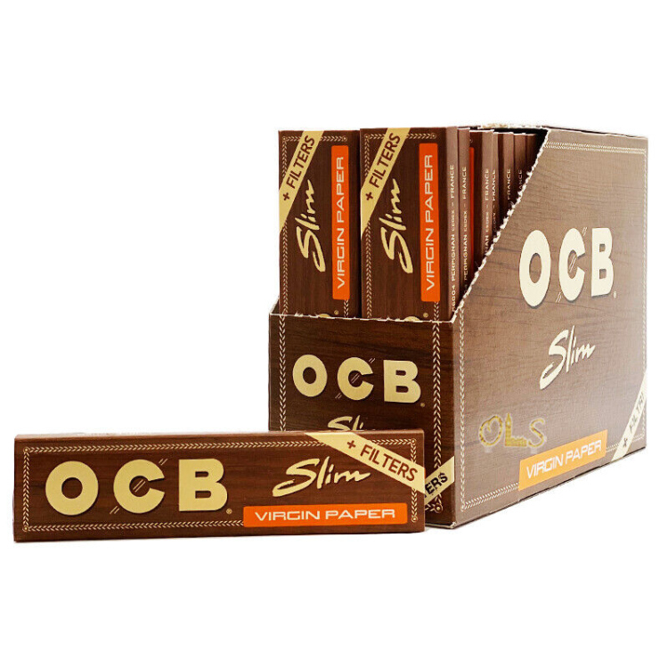 OCB  Rolling Paper  King Size Slim - 32  + Filters - Assorted Types 