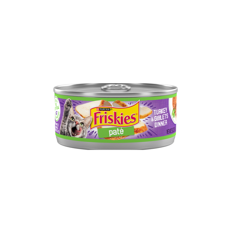 فريسكيز الديك الرومي الفاخر للقطط باتيه غني بالنكهات