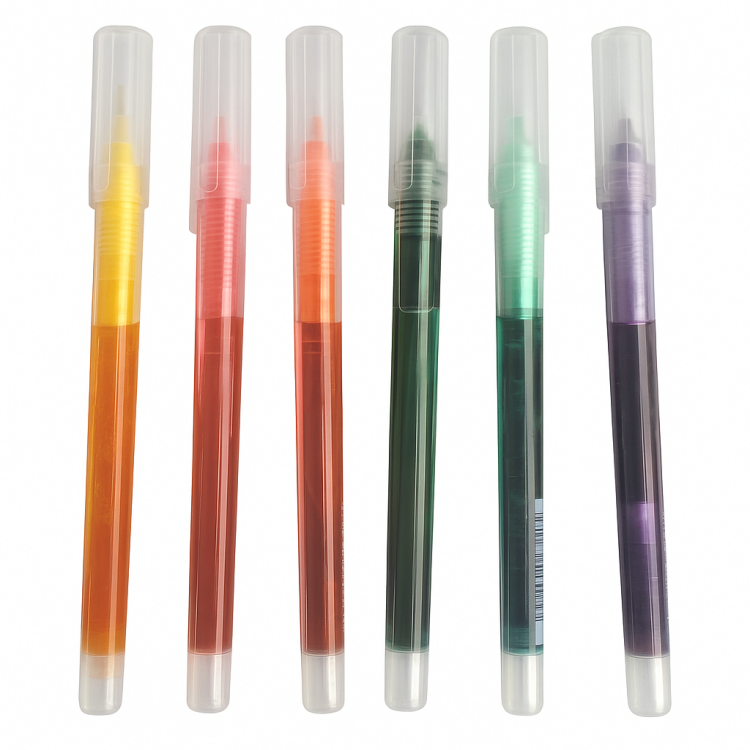 6 أقلام حبر سائل ملون 0.5