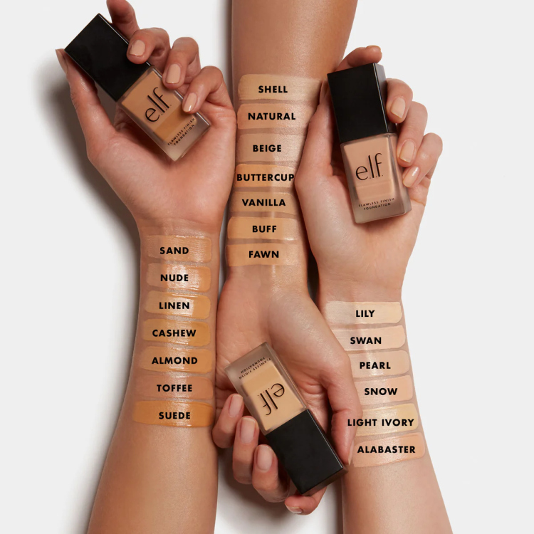 Elf Flawless satin foundation ايلف فاونديشن 