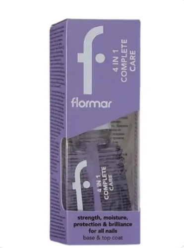 طلاء فلورمار علاجي للأظافر Flormar 4 in 1 Complete Care base & top Coat
