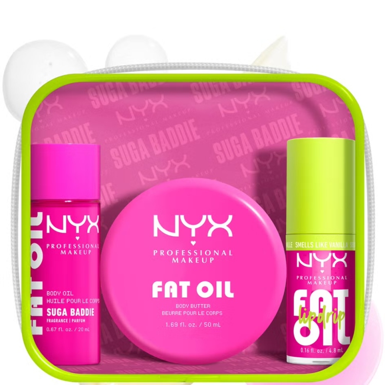 NYX Professional Makeup Fat Oil Lip & Body Kit  Sugar Baddie