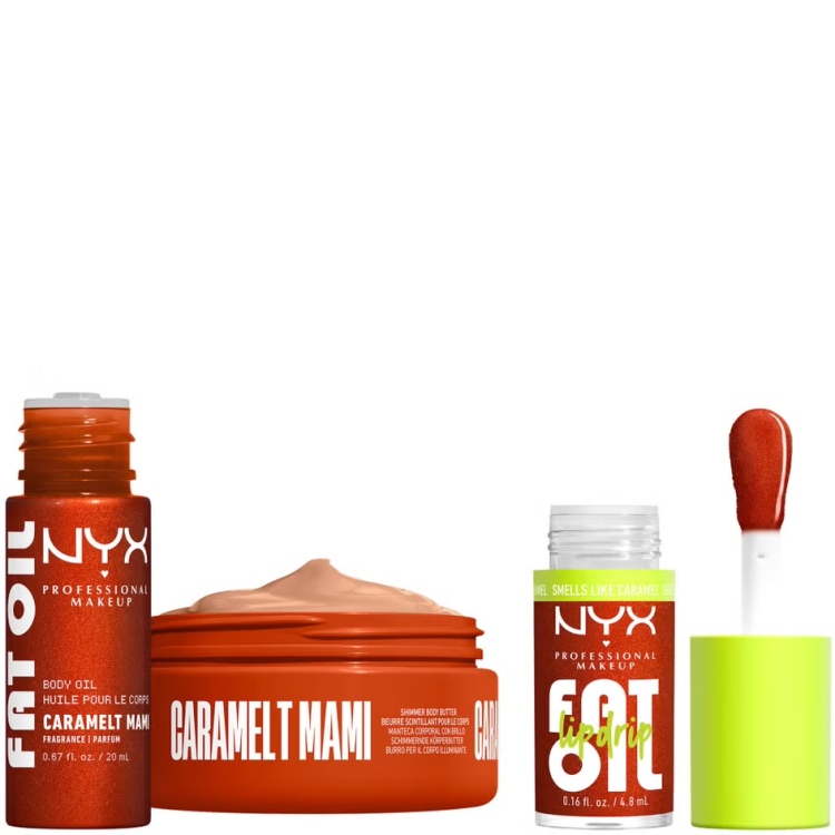 NYX Professional Makeup Fat Oil Lip & Body Kit  Caramelt Mami