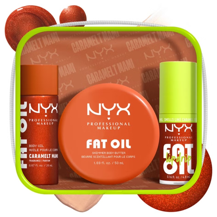 NYX Professional Makeup Fat Oil Lip & Body Kit  Caramelt Mami