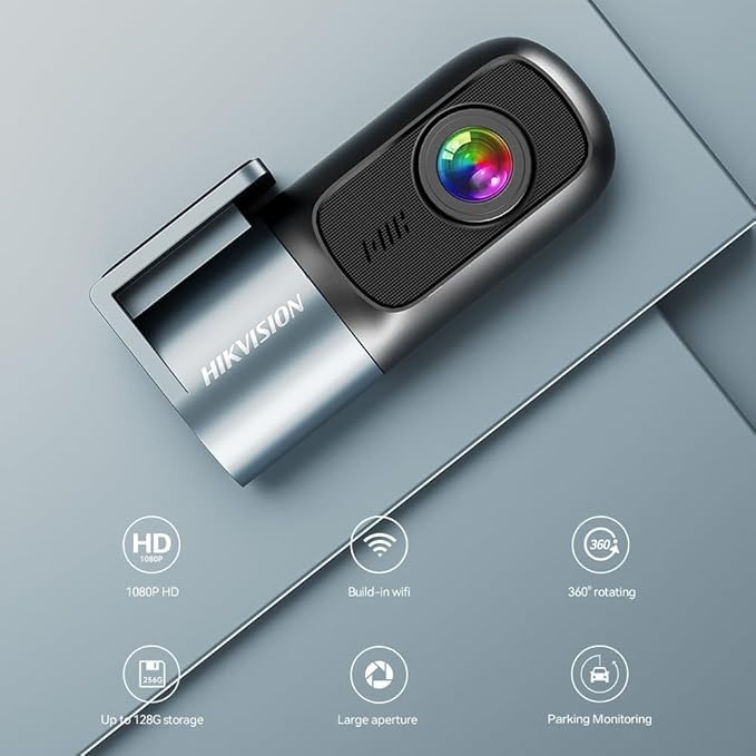 HIKVISION AE-DC4018-D1PRO DASHCAM- 2K -1440P-121.8°- WIFI 2.4G-UP TO 256GB-MINI USB
